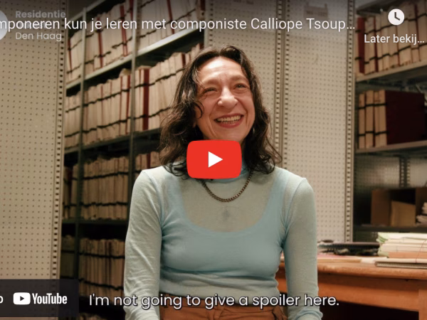 Componeren kun je leren met componiste Calliope tsoupaki